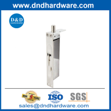 Silver Brass Wood Door Bolt Automatic Flush Bolt for Hotel-DDDB034