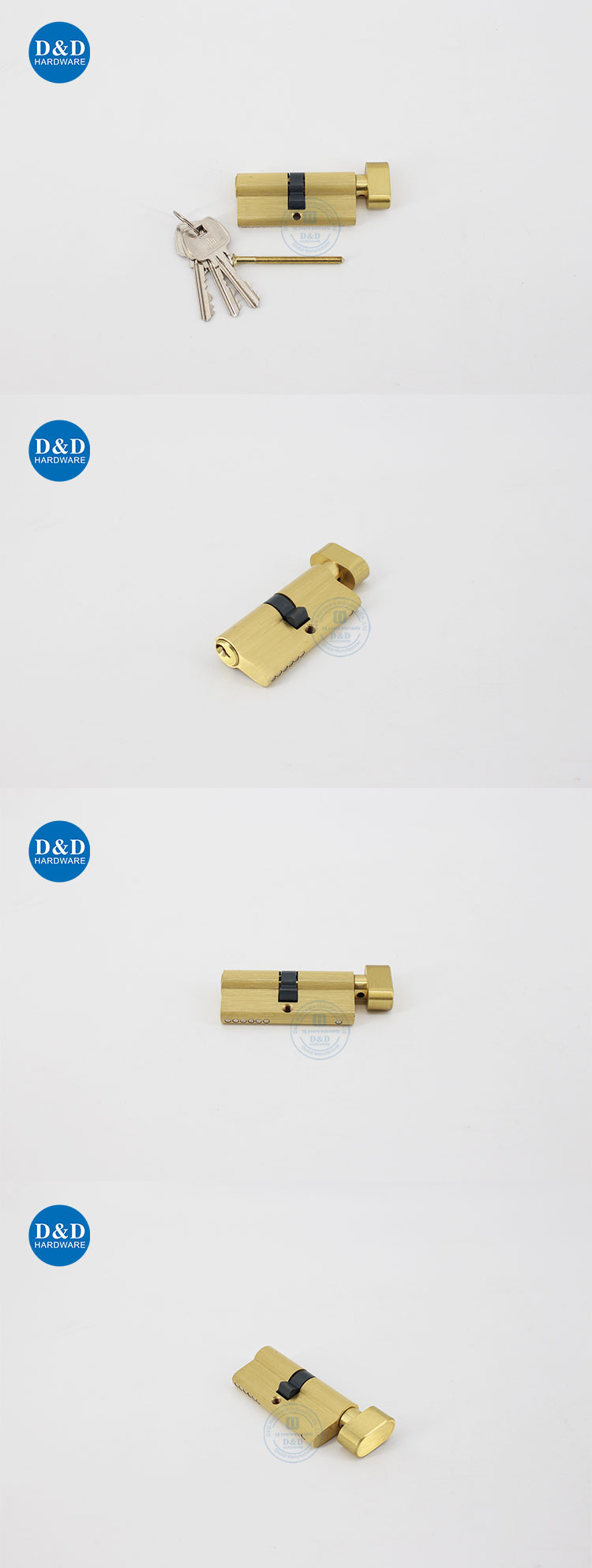 Solid Brass Lock Cylinder