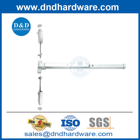 Commercial Door Steel Emergency Exit Panic Bar with Alarm-DDPD030