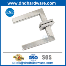 Door Handle Hardware Polished Stainless Steel Square Fancy Door Handles-DDTH019