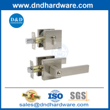 Keyed Entry Door Levers And Single Cylinder Deadbolts Combo Pack Keyed Alike Lockset-DDLK025