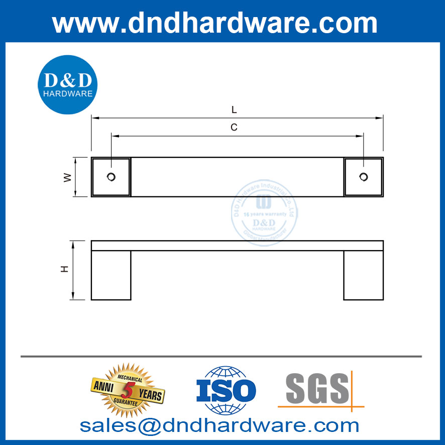 Modern Cabinet Handle China Factory Door Handle High Quality Handle-DDFH038