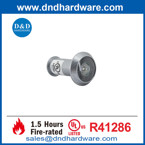 Door Outside Viewer UL Listed Fire Rated Brass Peephole Door Viewer-DDDV012