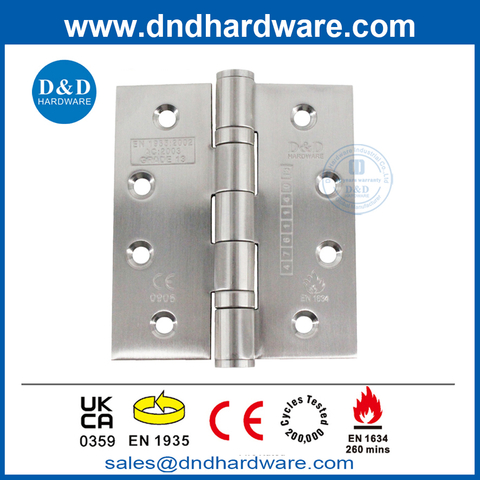 4.5 Inch BS EN1935 CE Mark Fire Rated Door Hinge for Internal Door-DDSS001-CE