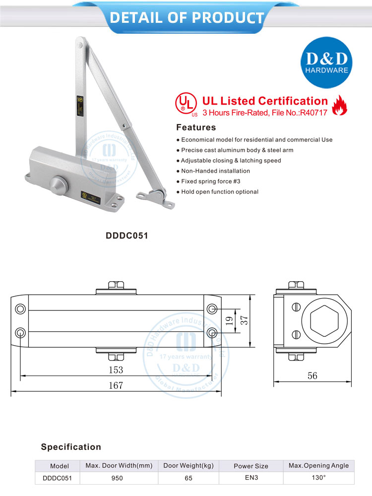 Commercial Door Closer 