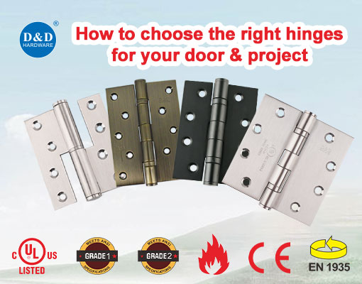 How to choose the right hinges for your door & project?