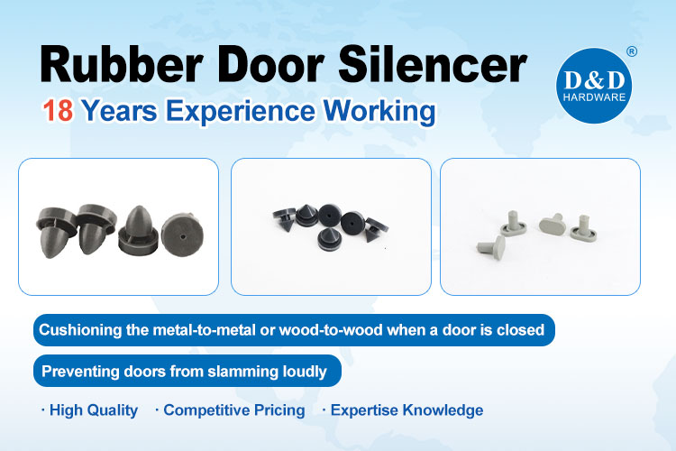 rubber door silencer