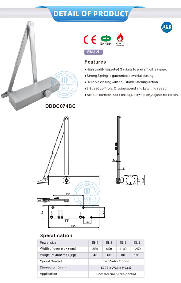 automatic door closer