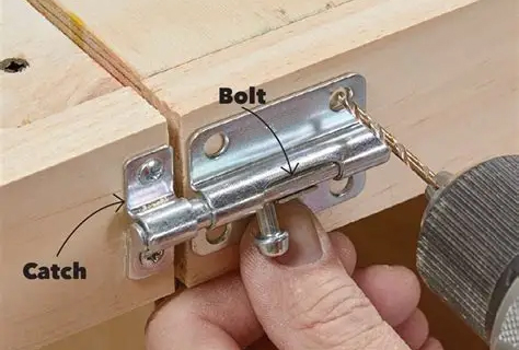 install door bolt install door bolt