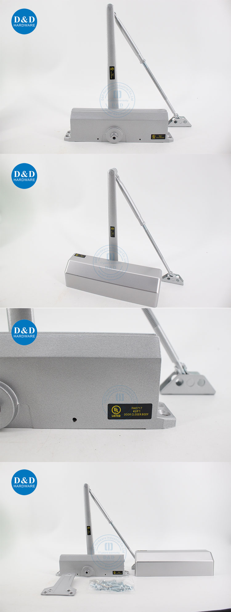 Silver Door Closer