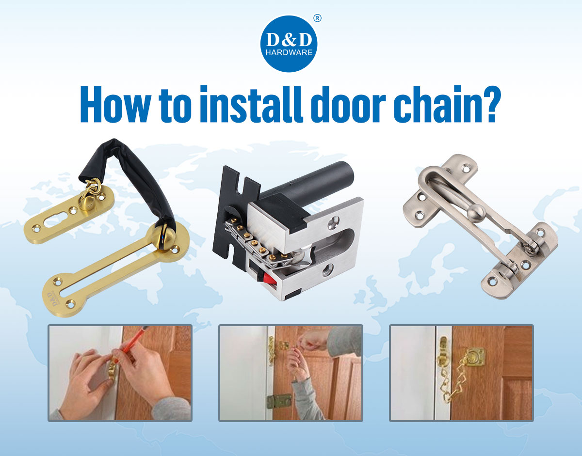 How to install door chain?