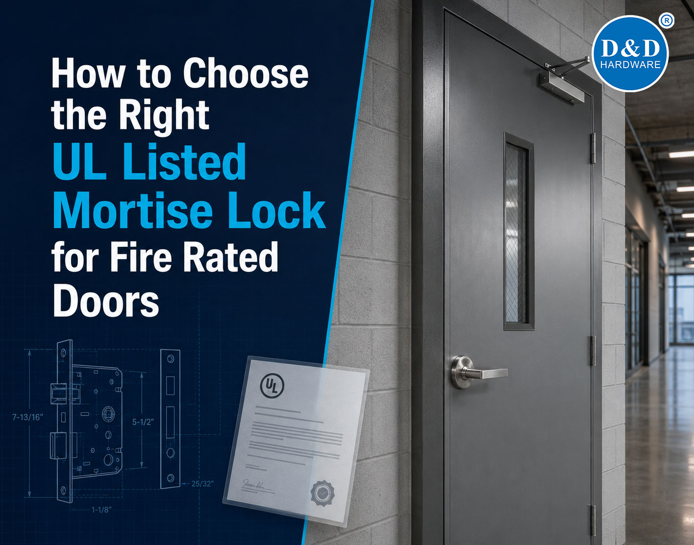 How to Choose the Right UL Listed Mortise Lock for Fire Rated Doors