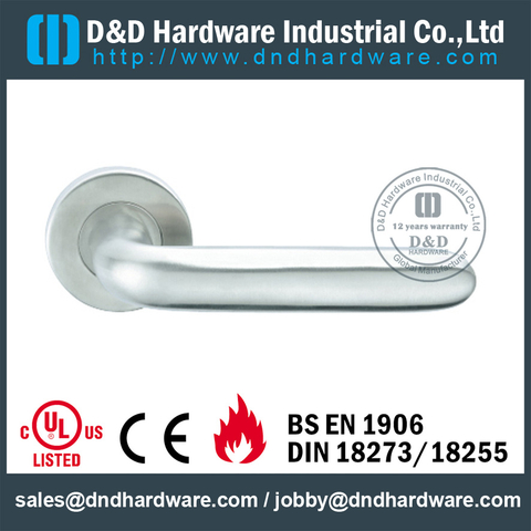 Antirust novel fashionable solid lever handle for Bedroom Door- DDSH052