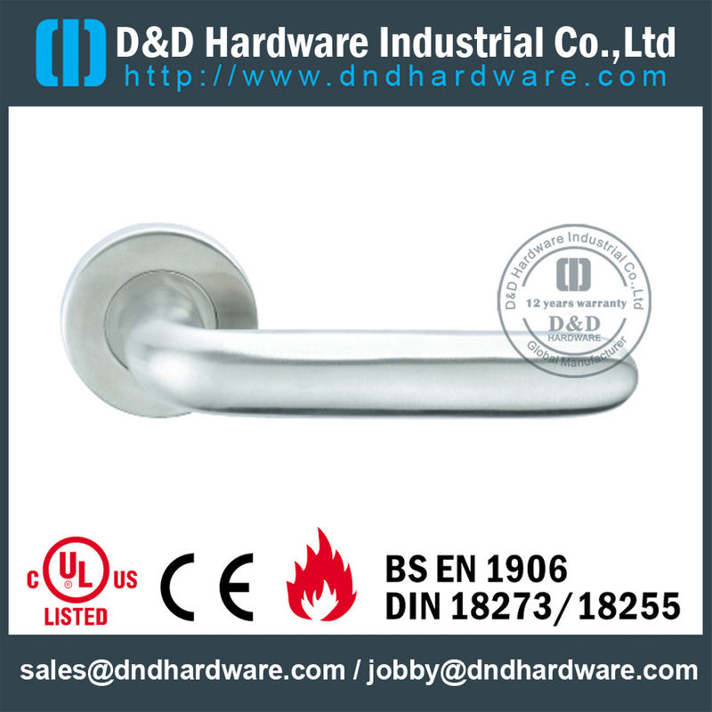 Antirust novel fashionable solid lever handle for Bedroom Door- DDSH052