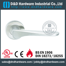 Cast Solid Stainless Steel Lever Handle for Commercial Doors-DDSH072