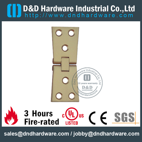 DDBH015-Solid brass trapezoid table hinge with BHMA standard 