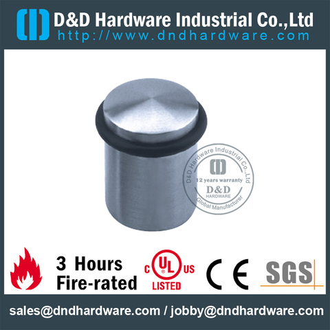 Stainless Steel Circular Heavy Duty Door Stopper for Glass Door-DDDS011