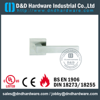 Stainless Steel Square Shape External Lever Door Handle for Single Door-DDTH019