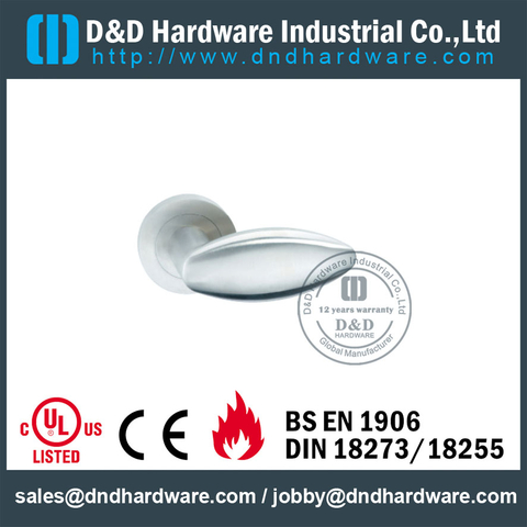 Stainless Steel 304 Antirust Solid Lever Handle Door Furniture for Office Doors -DDSH031