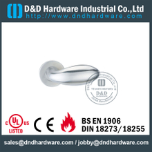 Stainless Steel 304 Antirust Solid Lever Handle for Interior Wooden Doors-DDSH030