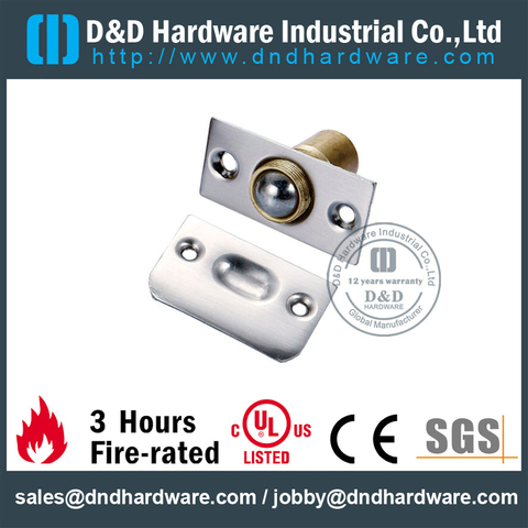 Brass Classical Modern Practical Non Fire Rated Ball Catch for Home Metal Door- DDBC002