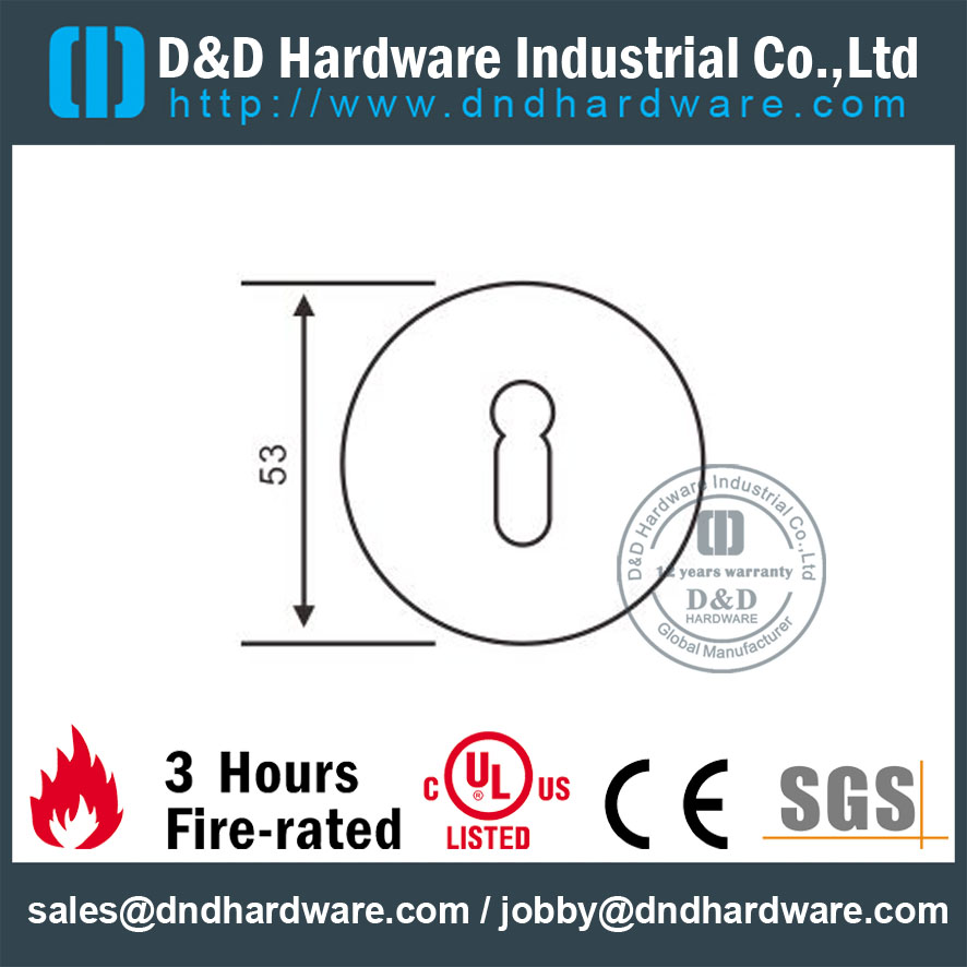 Stainless Steel 304 Door Escutcheon-D&D Hardware