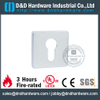 Stainless Steel 316 Square Escutcheon with Keyhole for Metal Doors-DDES002