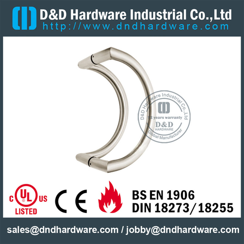 Stainless Steel 304 Modern Pull Handle for Exterior Glass Door -DDPH003