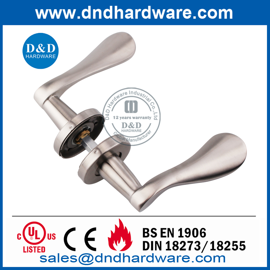 Stainless Steel Design House Solid Lever Door Handle-DDSH012