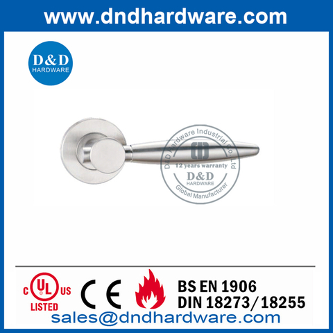 Security SUS316 Metal Composite Door Handle without Lock-DDSH042