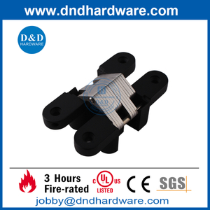 Zinc Alloy Black Concealed Door Hinge for Door-DDCH007