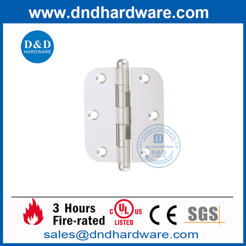 Stainless Steel Round Door Hinge with Ball Tip-DDSS046
