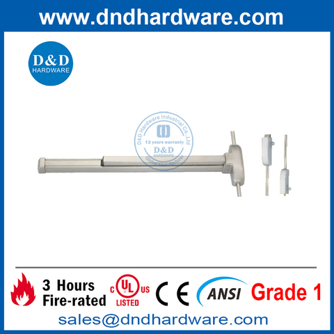 SS304 Surface Mounted Panic Exit Fire Door Security Bars-DDPD002