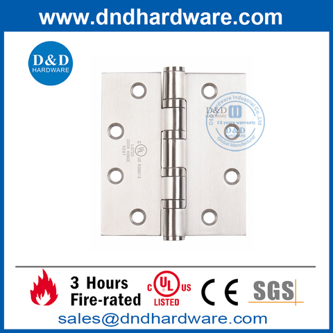 UL SS304 Fire Rated Hinge for Heavy Duty Door-DDSS008-FR