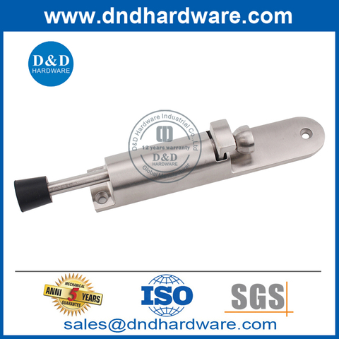 Stainless Steel Spring Foot Opearted Door Holder for Apartment Door-DDDS034