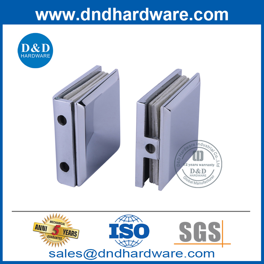 SS304 Glass Panel Wall Mounting Hardware Brackets Clamp-DDGH007