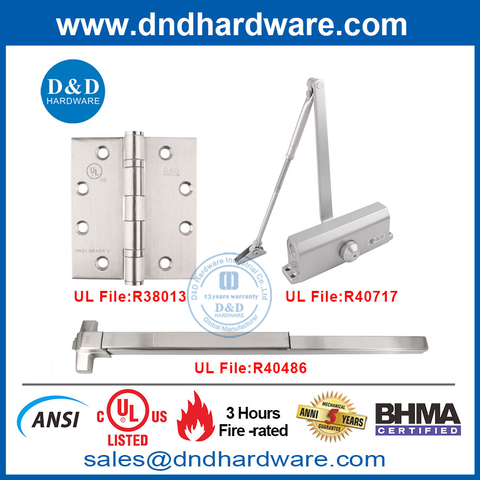 UL Listed Fire Rated Door Closer/ Exit Hardware/ Hinge Building Hardware-DDDH006