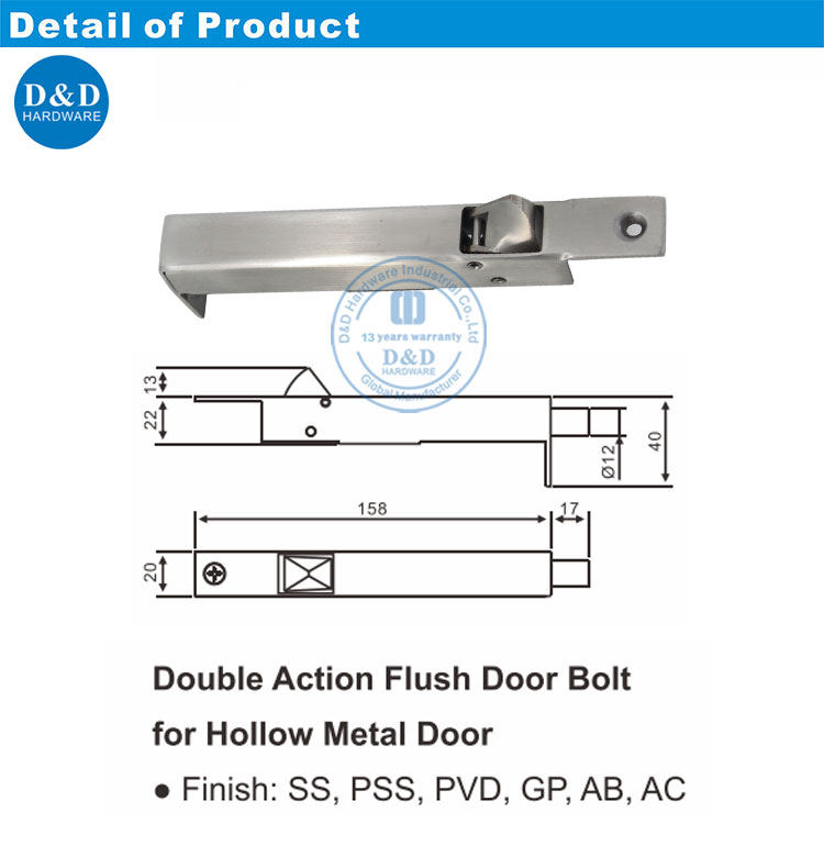 heavy duty tower bolts