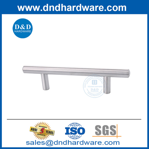 Satin Stainless Steel T Bar Furniture Door Pull Handle for Home-DDFH001