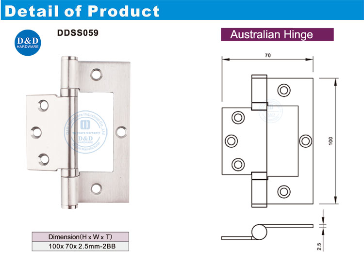  Butterfly Hinge