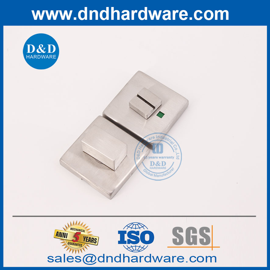 Stainless Steel Thumbturn and Release with Indicator for Public Toilet-DDIK009