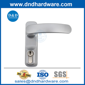 Zinc Alloy Chrome Nickel Escutcheon Lever Trim for Metal Wood Door-DDPD041