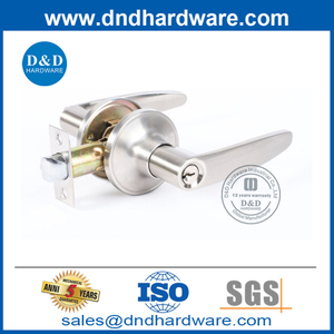 Zinc Alloy Lever Handle Type House Entry Door Lockset for Wood Door-DDLK071