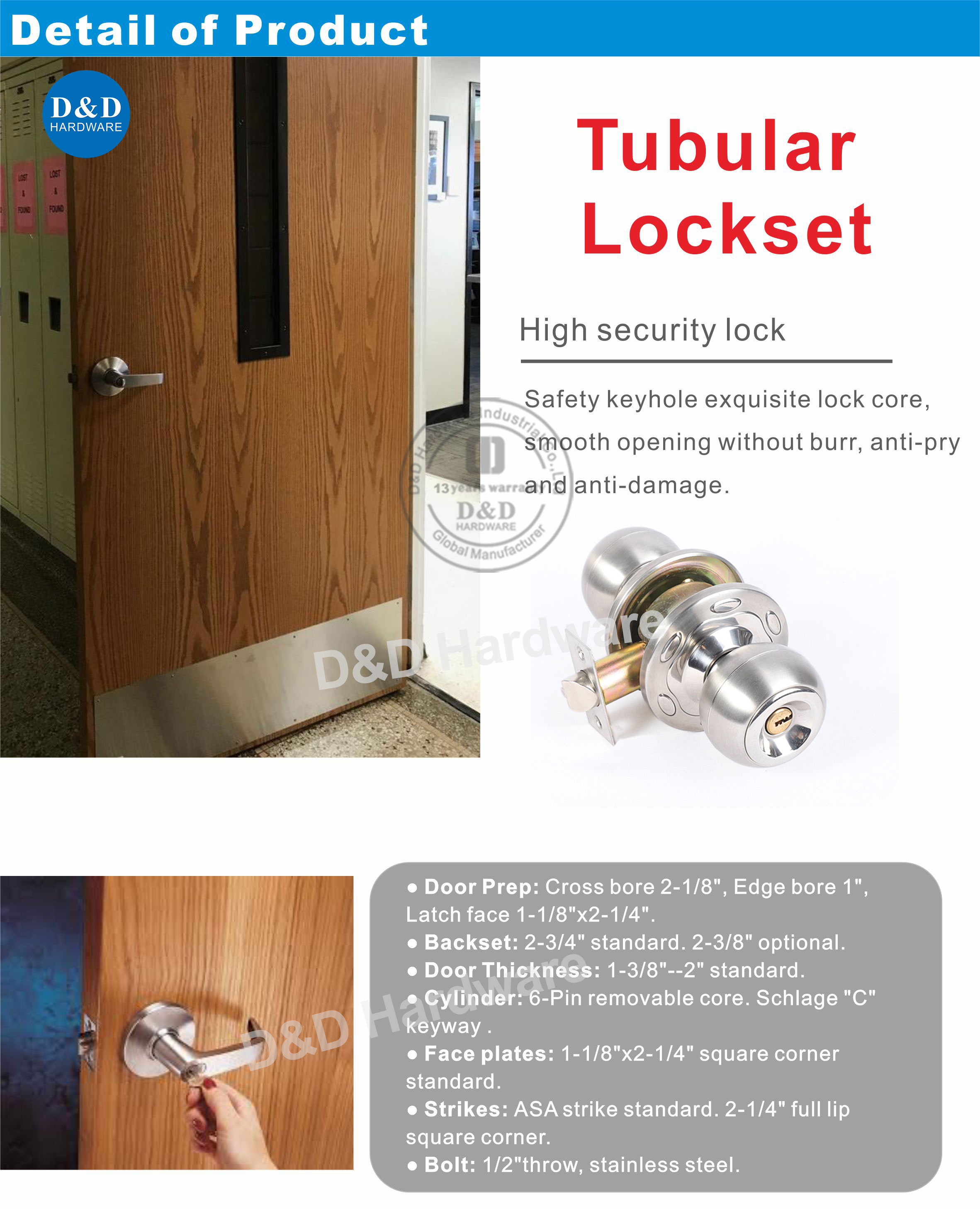 Tubular-Lockset-DDLK048