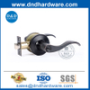 Matte Black Wave Type Zinc Alloy Lever Handle Lock for Outer Door-DDLK086