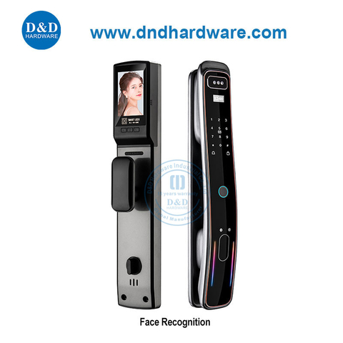3D Face Recognition Digital Smart Combination Fingerprint Door Lock with Camera-DDEL014