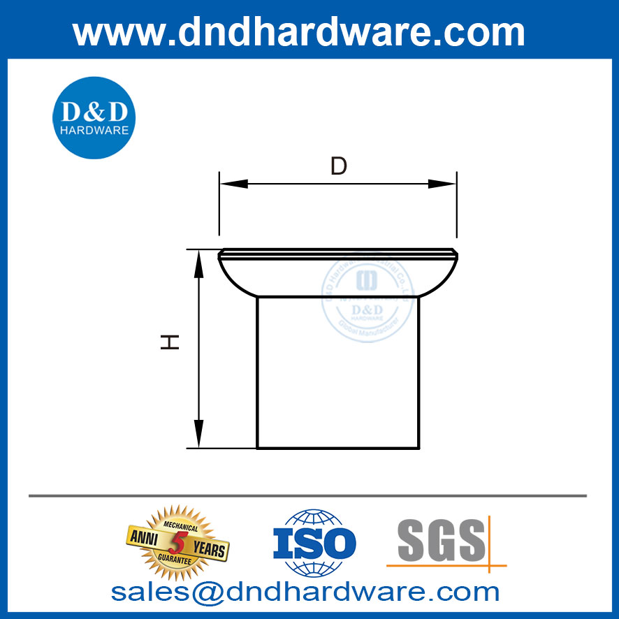 Modern Stainless Steel Furniture Kitchen Dresser Pull Handle Drawer Knob-DDFH053