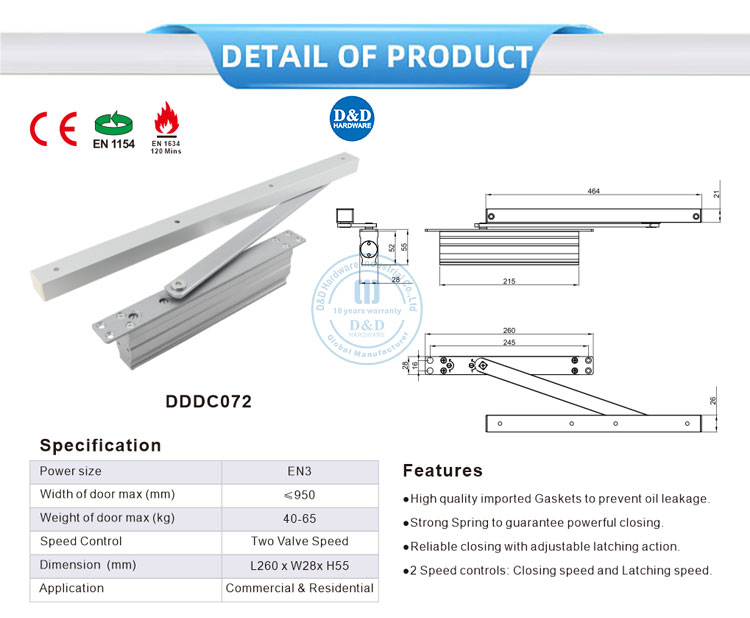 Concealed Door Closer