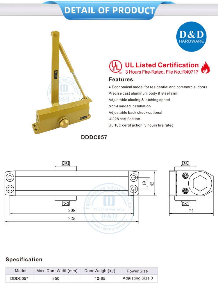 Golden Door Closer