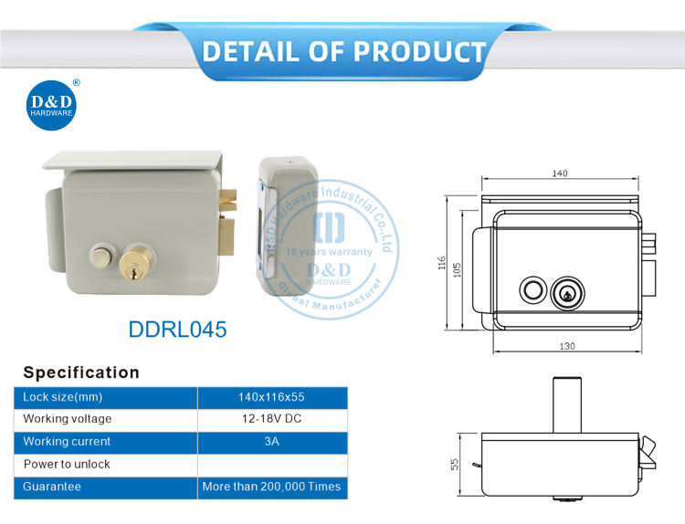 rim lock electric